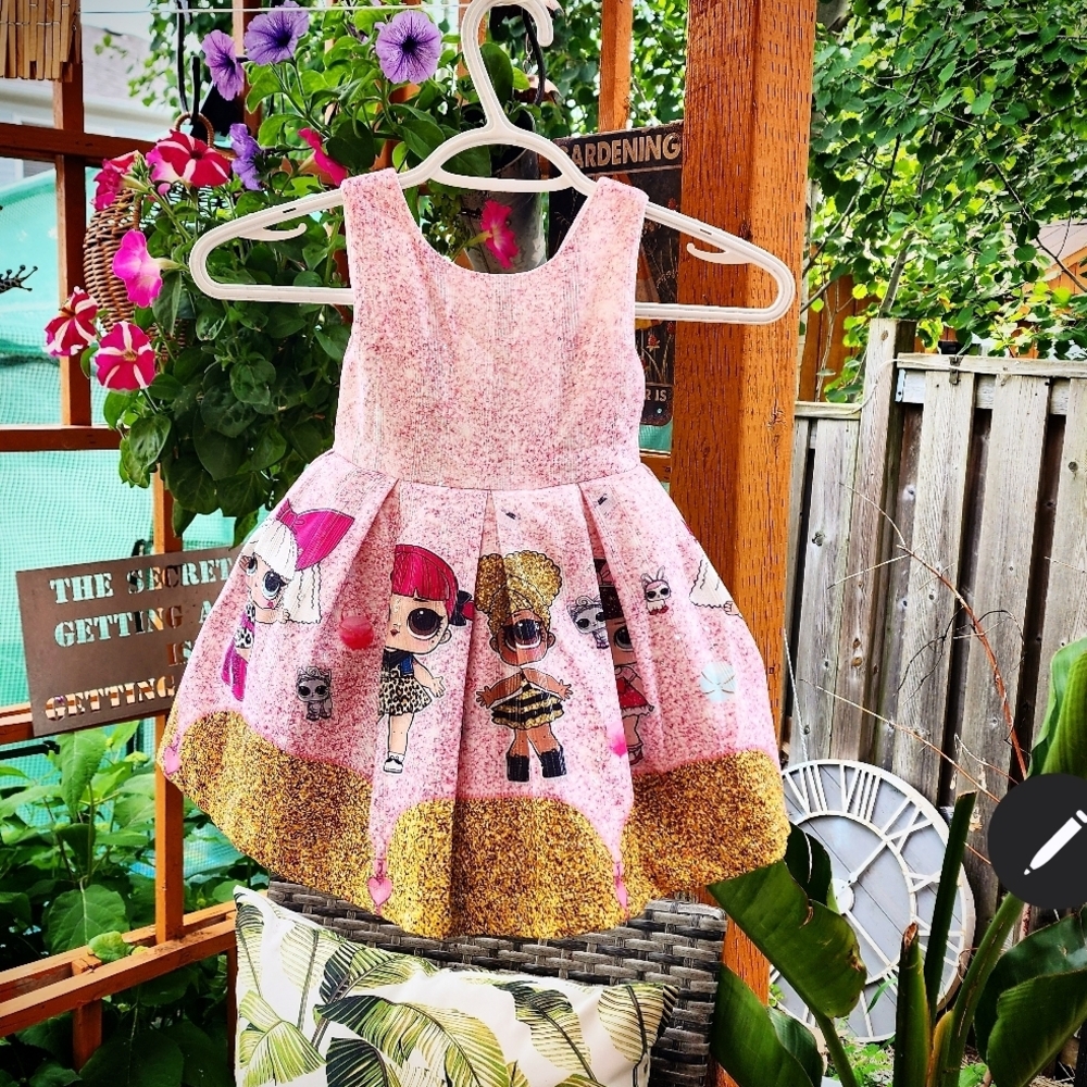 ✨️ STUNNING L.O.L. Surprise! Kid's Formal Dress with Crinoline ✨️